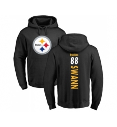 Football Pittsburgh Steelers #88 Lynn Swann Black Backer Pullover Hoodie