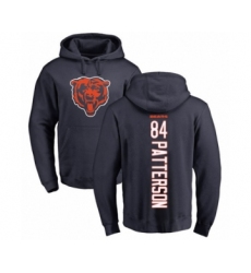 Football Chicago Bears #84 Cordarrelle Patterson Navy Blue Backer Pullover Hoodie