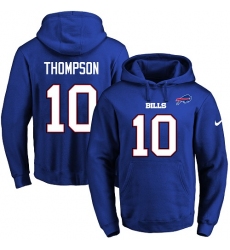 NFL Men's Nike Buffalo Bills #10 Deonte Thompson Royal Blue Name & Number Pullover Hoodie