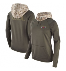 NFL Women's Buffalo Bills Nike Olive Salute to Service Performance Pullover Hoodie