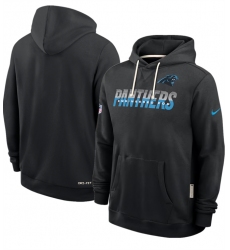 Men's Carolina Panthers Black Sideline Standard Issue Top Prospect Dri-FIT Hoodie