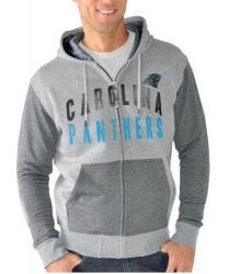 NFL Carolina Panthers G-III Sports by Carl Banks Safety Tri-Blend Full-Zip Hoodie - Heathered Gray