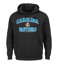 NFL Carolina Panthers Majestic Super Bowl 50 Bound Heart and Soul Going to the Game Pullover Hoodie - Black