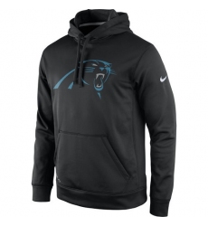 NFL Men's Carolina Panthers Nike Black Practice Performance Pullover Hoodie