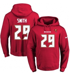 NFL Men's Nike Tampa Bay Buccaneers #29 Ryan Smith Red Name & Number Pullover Hoodie