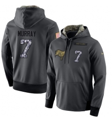 NFL Men's Nike Tampa Bay Buccaneers #7 Patrick Murray Stitched Black Anthracite Salute to Service Player Performance Hoodie