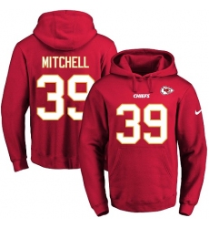 NFL Men's Nike Kansas City Chiefs #39 Terrance Mitchell Red Name & Number Pullover Hoodie