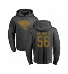Football Jacksonville Jaguars #56 Quincy Williams II Ash One Color Pullover Hoodie