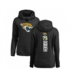 Football Women's Jacksonville Jaguars #75 Cedric Ogbuehi Black Backer Pullover Hoodie
