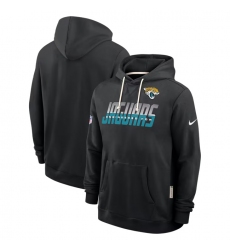 Men's Jacksonville Jaguars Black Sideline Standard Issue Top Prospect Dri-FIT Hoodie