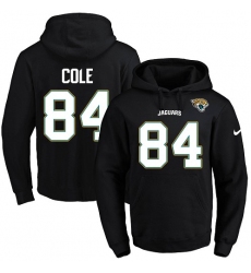 NFL Men's Nike Jacksonville Jaguars #84 Keelan Cole Black Name & Number Pullover Hoodie