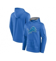 Men's Detroit Lions Blue On The Ball Pullover Hoodie