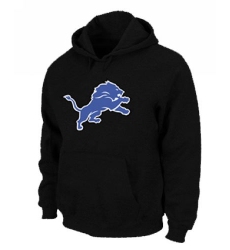 NFL Men's Nike Detroit Lions Logo Pullover Hoodie - Black