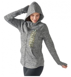 NFL Green Bay Packers G-III 4Her by Carl Banks Women's Recovery Full-Zip Hoodie - Heathered Gray