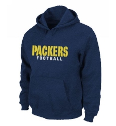 NFL Men's Nike Green Bay Packers Font Pullover Hoodie - Blue