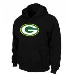 NFL Men's Nike Green Bay Packers Logo Pullover Hoodie - Black