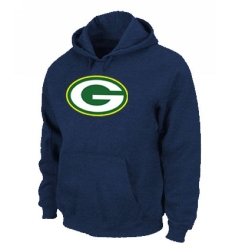NFL Men's Nike Green Bay Packers Logo Pullover Hoodie - Navy