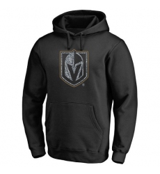 NHL Men's Vegas Golden Knights Black Static Logo Pullover Hoodie