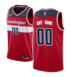 Men's Washington Wizards Nike Red Swingman Custom Jersey - Icon Edition