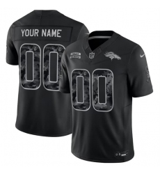 Men's Denver Broncos Active Player Custom Black F.U.S.E. 2026 Salute to Service Limited Football Stitched Jersey