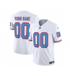 Men's Nike Tennessee Titans Active Player Custom White 2023 F.U.S.E. Vapor Limited Throwback Football Stitched Jersey