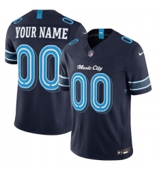 Men's Tennessee Titans Custom Navy 2026 F.U.S.E. 'Music City' Rivalries Collection Limited Football Stitched Jersey