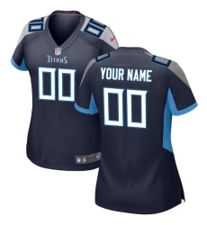 Women's Tennessee Titans Nike Navy 2018 Custom Game Jersey