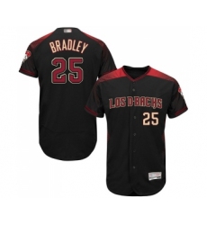 Men's Arizona Diamondbacks #25 Archie Bradley Black Alternate Authentic Collection Flex Base Baseball Jersey