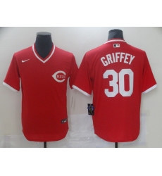 Men's Nike Cincinnati Reds #30 Ken Griffey Red Authentic Jersey