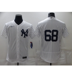 Men's New York Yankees #68 Dellin Betances White Home Stitched MLB Majestic Flex Base Jersey