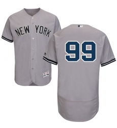 Men's Majestic New York Yankees #99 Aaron Judge Grey Flexbase Authentic Collection MLB Jersey