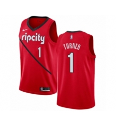 Youth Nike Portland Trail Blazers #1 Evan Turner Red Swingman Jersey - Earned Edition