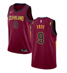 Youth Nike Cleveland Cavaliers #9 Channing Frye Swingman Maroon NBA Jersey - Icon Edition