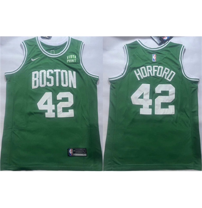 Men's Boston Celtics #42 Al Horford Green Icon Edition Stitched Basketball Jersey