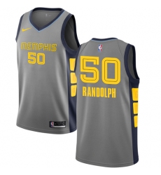 Men's Nike Memphis Grizzlies #50 Zach Randolph Swingman Gray NBA Jersey - City Edition