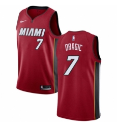 Women's Nike Miami Heat #7 Goran Dragic Swingman Red NBA Jersey Statement Edition