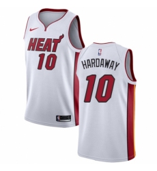 Men's Nike Miami Heat #10 Tim Hardaway Swingman NBA Jersey - Association Edition