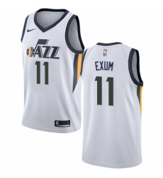 Women's Nike Utah Jazz #11 Dante Exum Authentic NBA Jersey - Association Edition