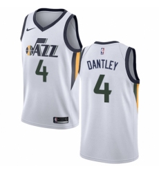 Men's Nike Utah Jazz #4 Adrian Dantley Authentic NBA Jersey - Association Edition