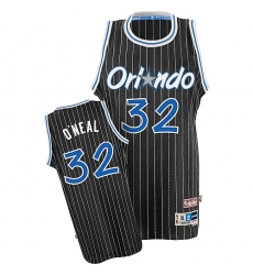 Youth Nike Orlando Magic #32 Shaquille O'Neal Authentic Black Throwback NBA Jersey