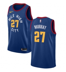 Women's Nike Denver Nuggets #27 Jamal Murray Authentic Light Blue Alternate NBA Jersey Statement Edition