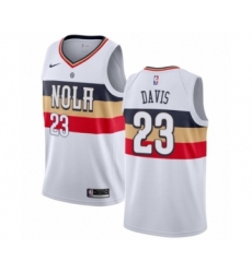 Youth Nike New Orleans Pelicans #23 Anthony Davis White Swingman Jersey - Earned Edition