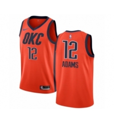 Youth Nike Oklahoma City Thunder #12 Steven Adams Orange Swingman Jersey - Earned Edition