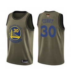 Youth Golden State Warriors #30 Stephen Curry Swingman White Hardwood Classics 2019 Basketball Finals Bound Basketball Jersey