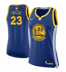 Women's Nike Golden State Warriors #23 Draymond Green Swingman Royal Blue Road 2018 NBA Finals Bound NBA Jersey - Icon Edition