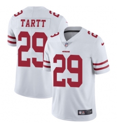 Youth Nike San Francisco 49ers #29 Jaquiski Tartt Elite White NFL Jersey