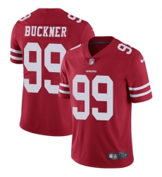 Youth Nike San Francisco 49ers #99 DeForest Buckner Elite Red Team Color NFL Jersey