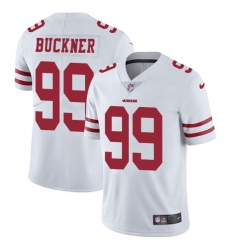 Youth Nike San Francisco 49ers #99 DeForest Buckner Elite White NFL Jersey