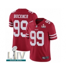 Youth San Francisco 49ers #99 DeForest Buckner Red Team Color Vapor Untouchable Limited Player Super Bowl LIV Bound Football Jersey
