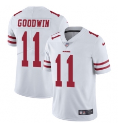Youth Nike San Francisco 49ers #11 Marquise Goodwin Elite White NFL Jersey